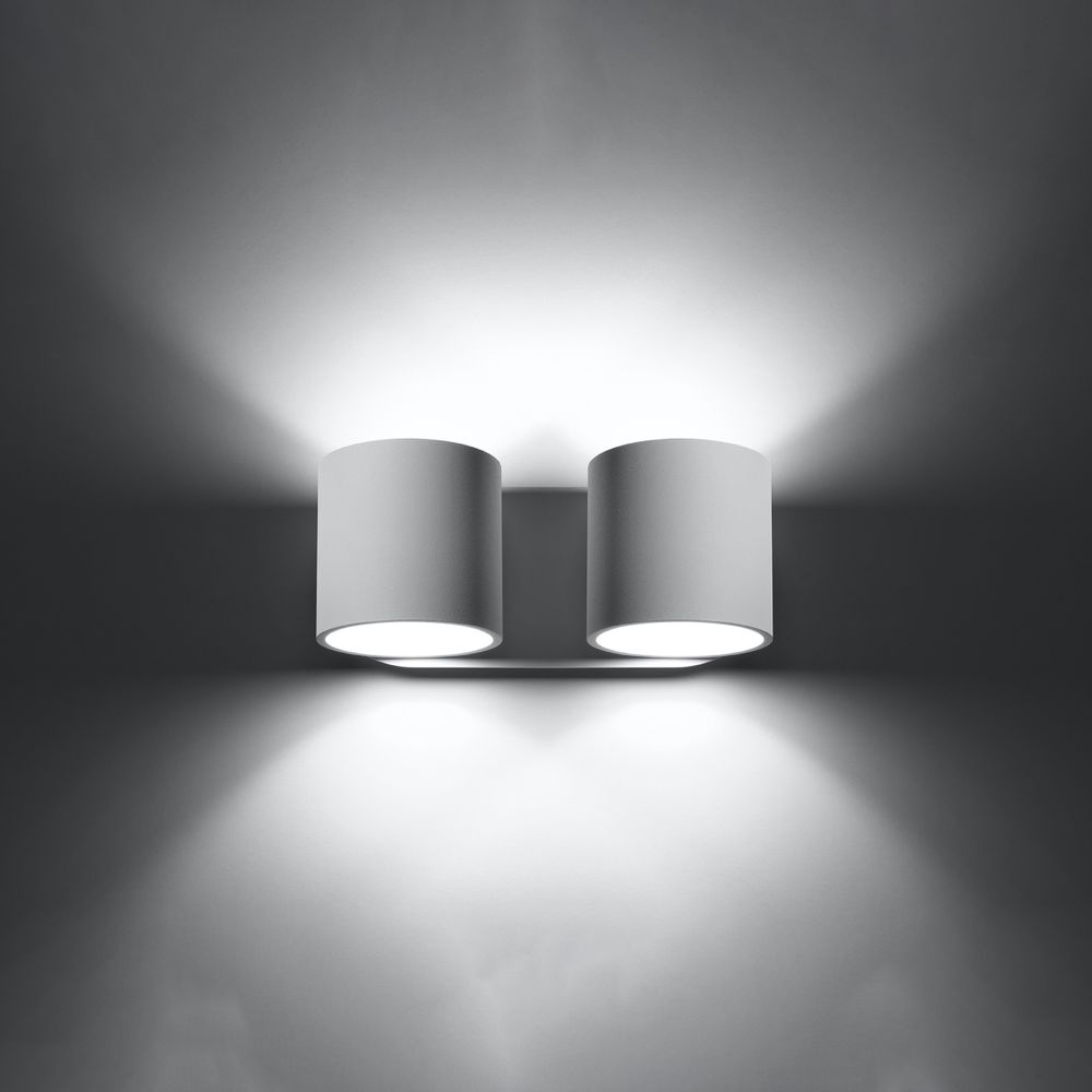 Wall lamp aluminum Orbis modern Design G9 - SILVIONIX