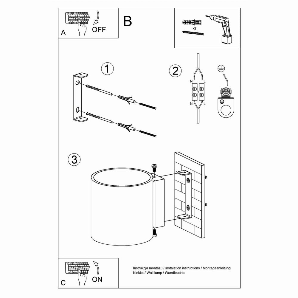 Wall lamp aluminum Orbis modern Design G9 - SILVIONIX