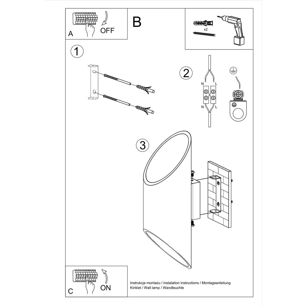 Wall lamp aluminum Penne modern Design G9 - SILVIONIX