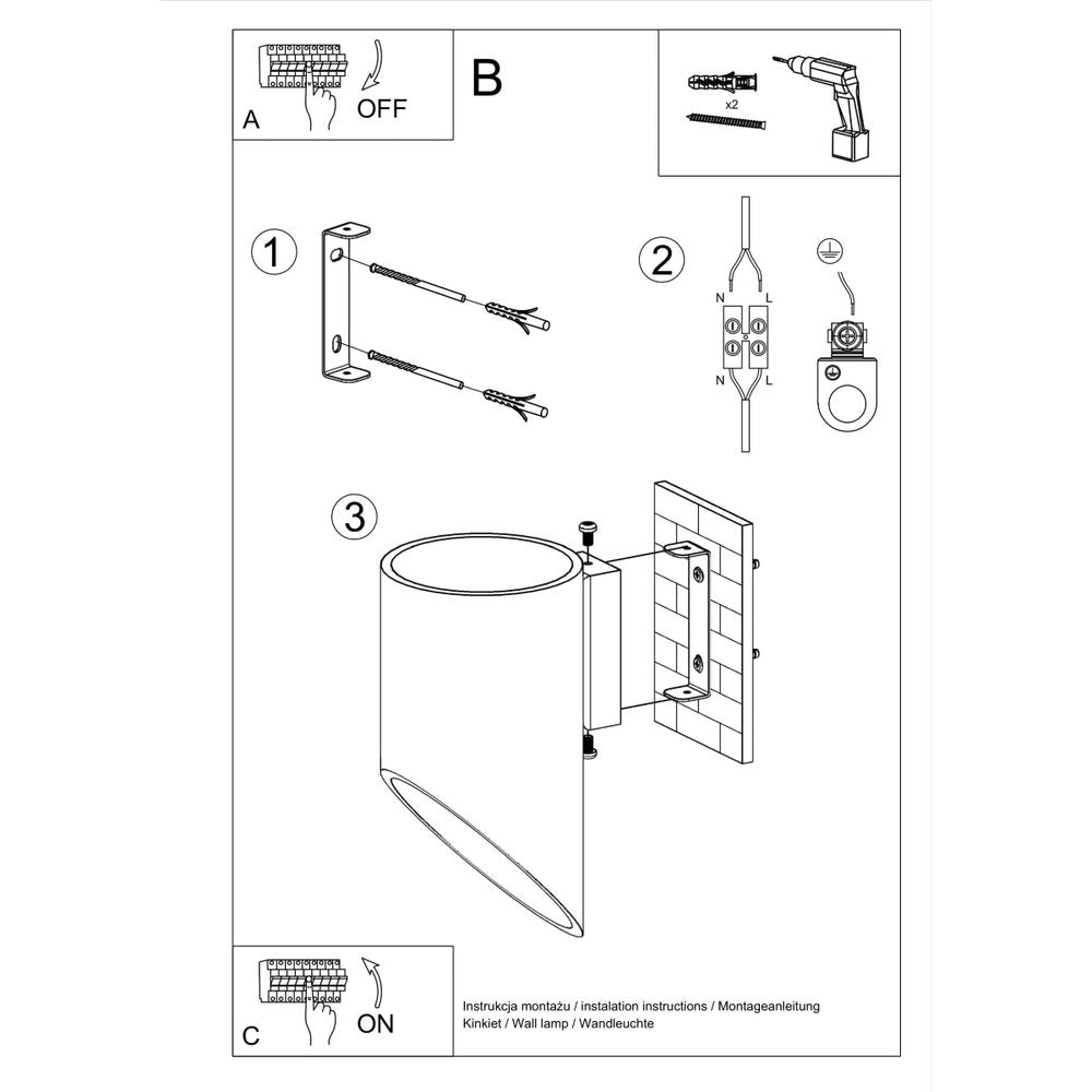 Wall lamp aluminum Penne modern Design G9 - SILVIONIX