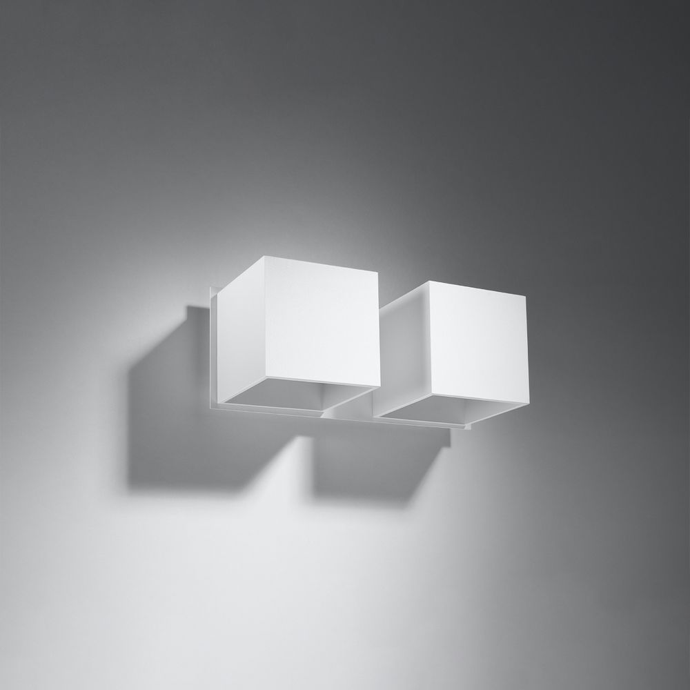 Wall lamp aluminum Quad modern Design G9 - SILVIONIX