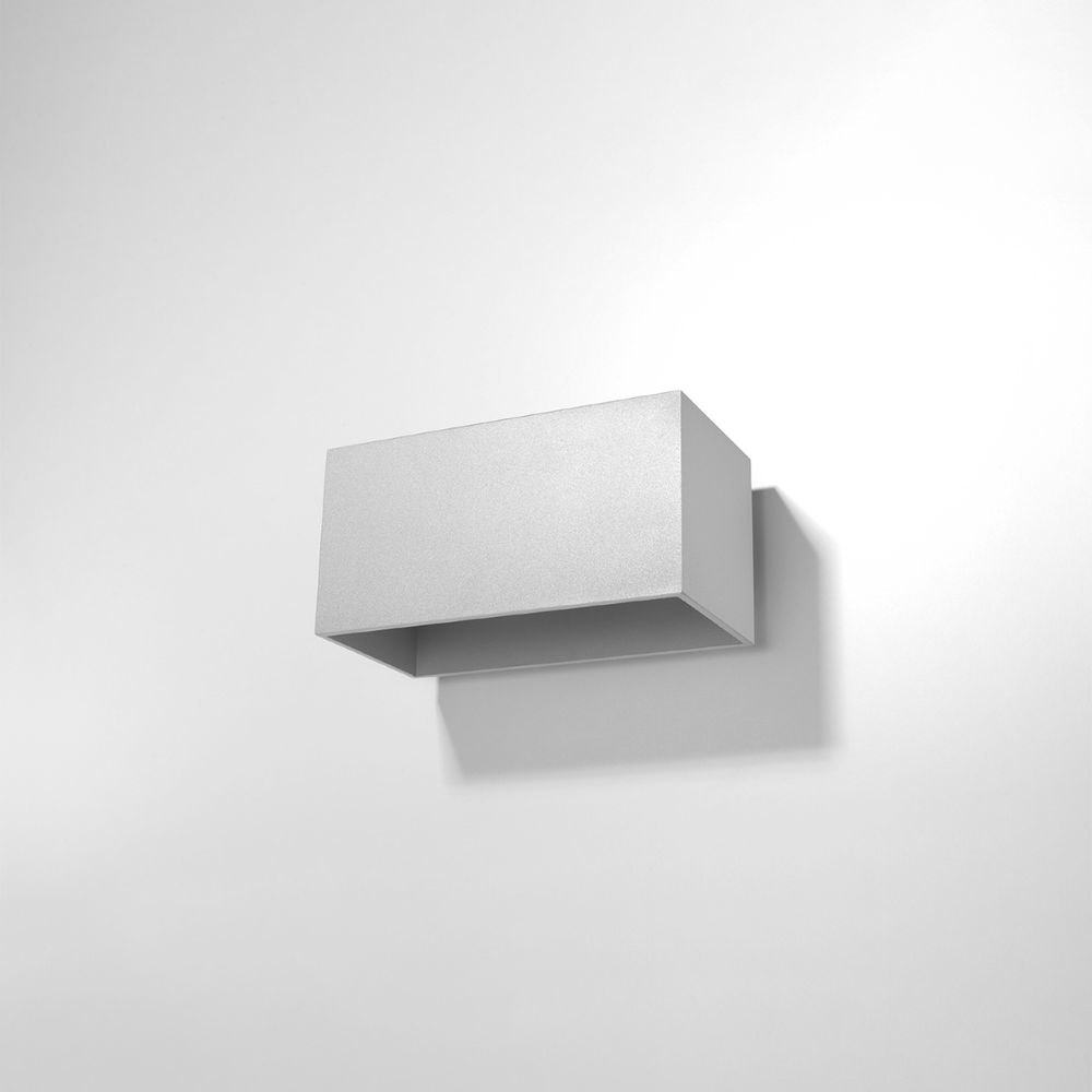 Wall lamp aluminum Quad modern Design G9 - SILVIONIX