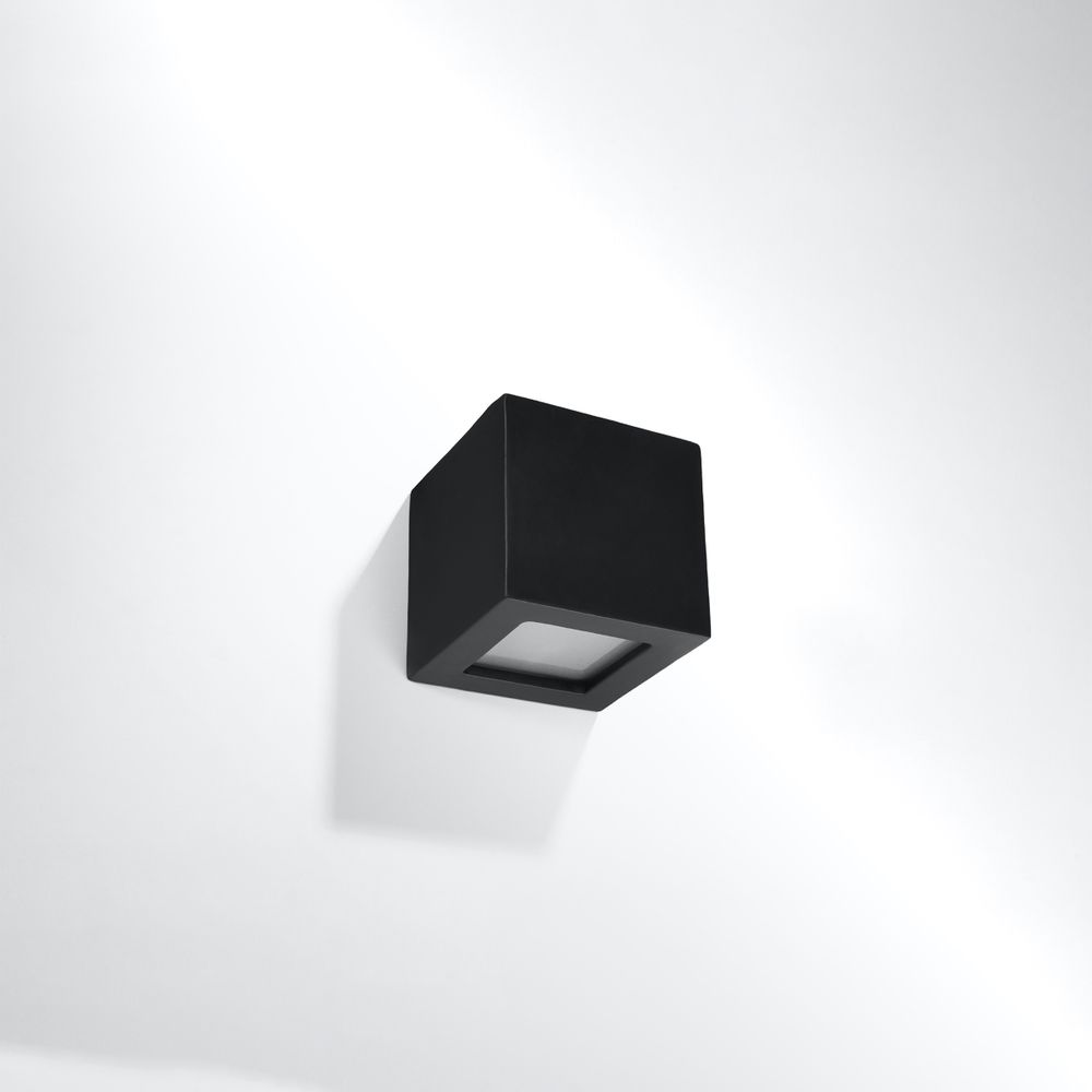 Wall lamp ceramics, glass Leo modern Design E27 - SILVIONIX