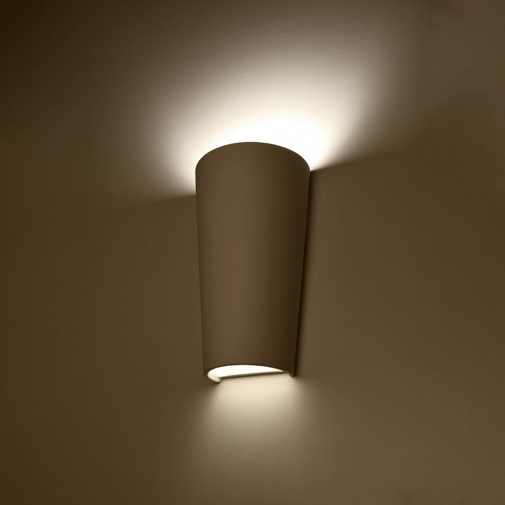 Wall lamp ceramics Lana modern Design E27 - SILVIONIX