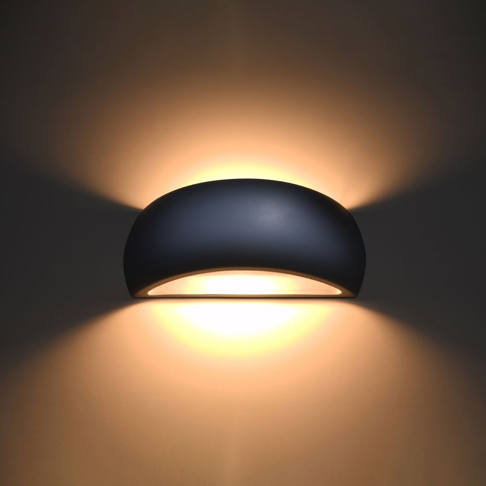 Wall lamp ceramics Pontius modern Design G9 - SILVIONIX