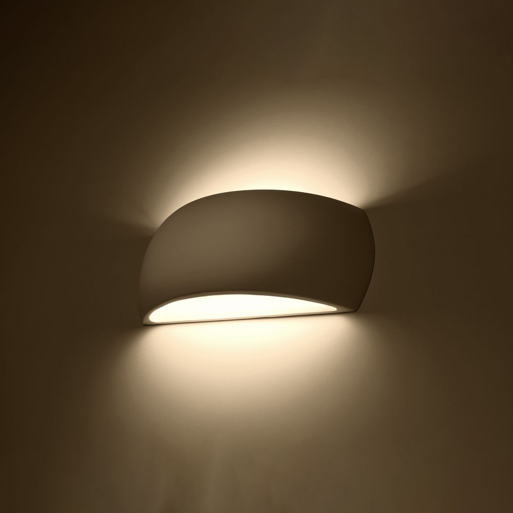 Wall lamp ceramics Pontius modern Design G9 - SILVIONIX