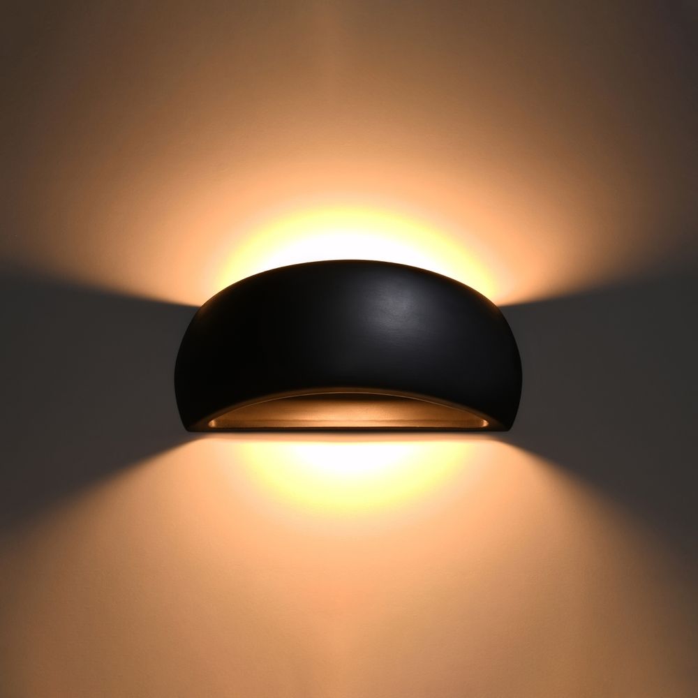 Wall lamp ceramics Pontius modern Design G9 - SILVIONIX