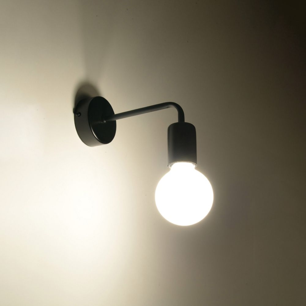 Wall lamp steel Duomo loft Design E27 - SILVIONIX