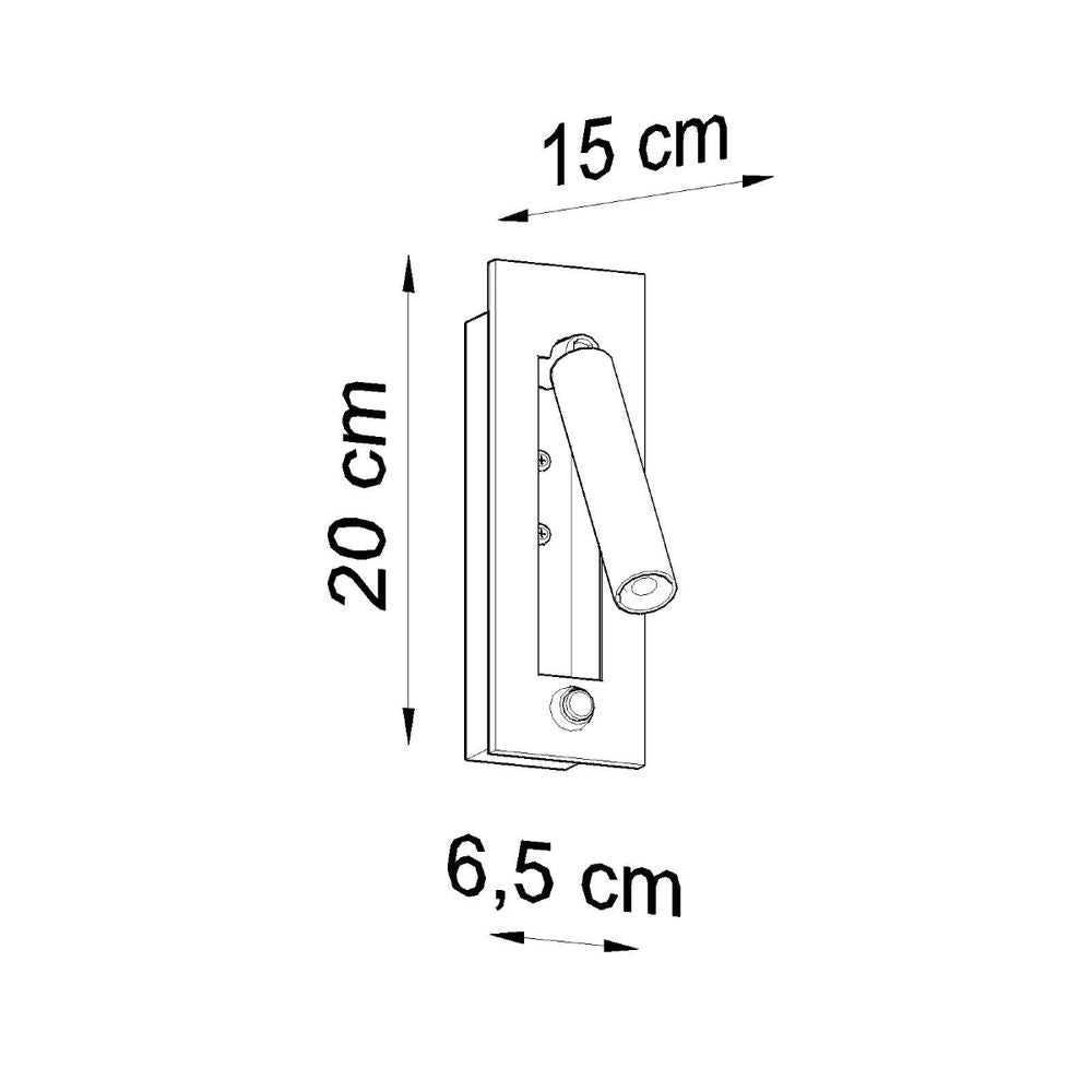 Wall lamp steel Enif modern Design G9 - SILVIONIX