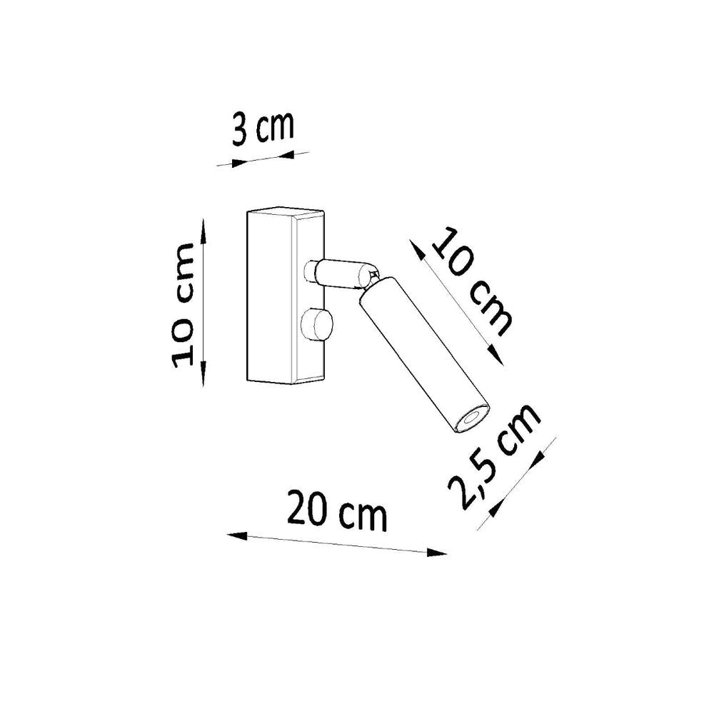 Wall lamp steel Eyetech modern Design G9 - SILVIONIX