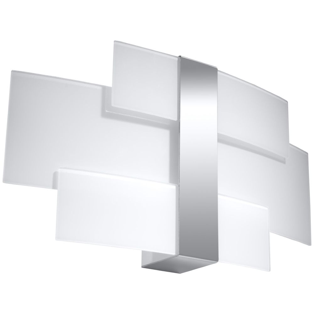 Wall lamp steel, glass Celia modern Design G9 - SILVIONIX