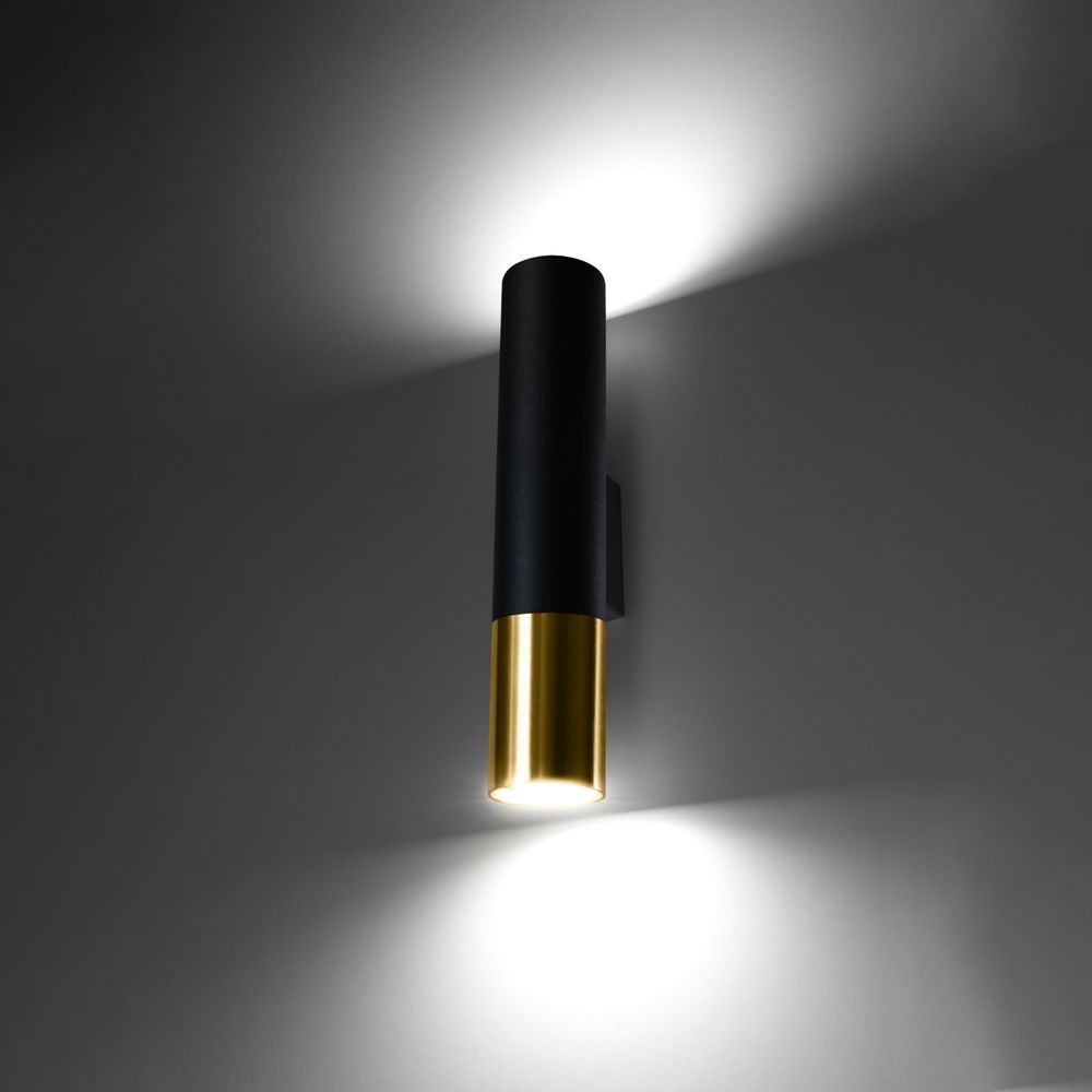 Wall lamp steel Loopez modern Design GU10 - SILVIONIX