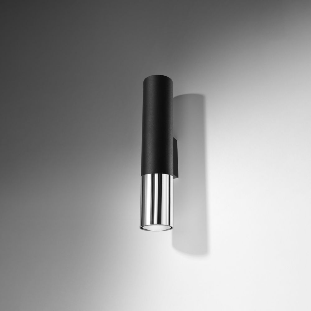 Wall lamp steel Loopez modern Design GU10 - SILVIONIX