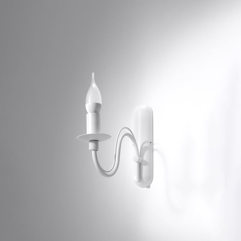 Wall lamp steel Minerwa modern Design E14 - SILVIONIX