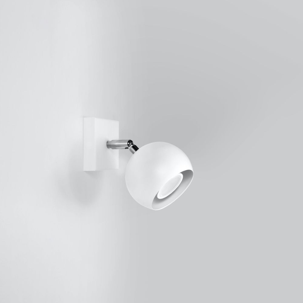 Wall lamp steel Oculare modern Design GU10 - SILVIONIX