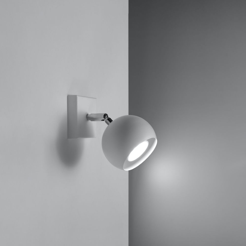 Wall lamp steel Oculare modern Design GU10 - SILVIONIX