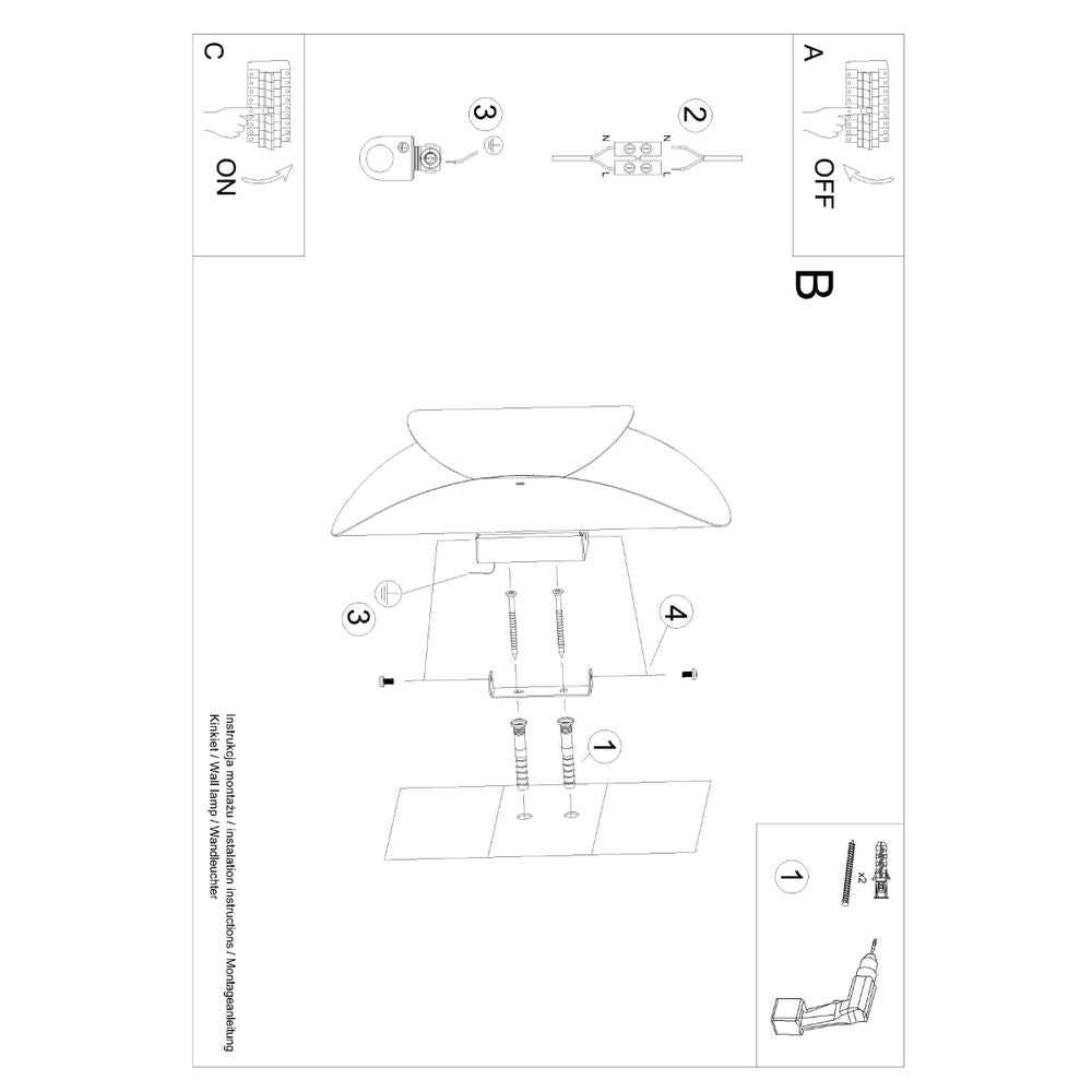 Wall lamp steel Tear modern Design G9 - SILVIONIX