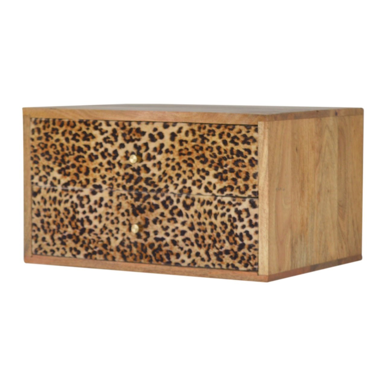 Wall Leopard Print Bedside - SILVIONIX