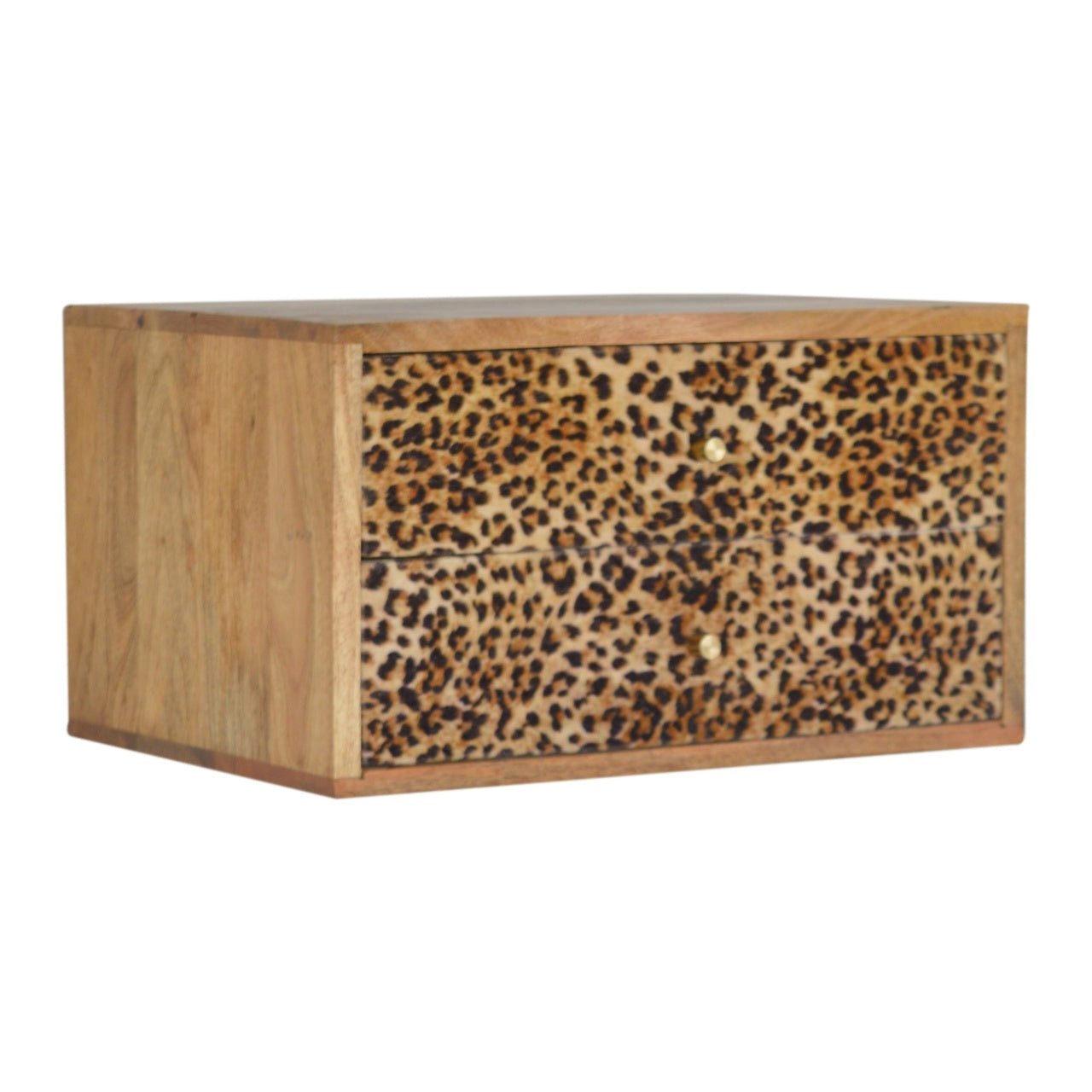 Wall Leopard Print Bedside - SILVIONIX