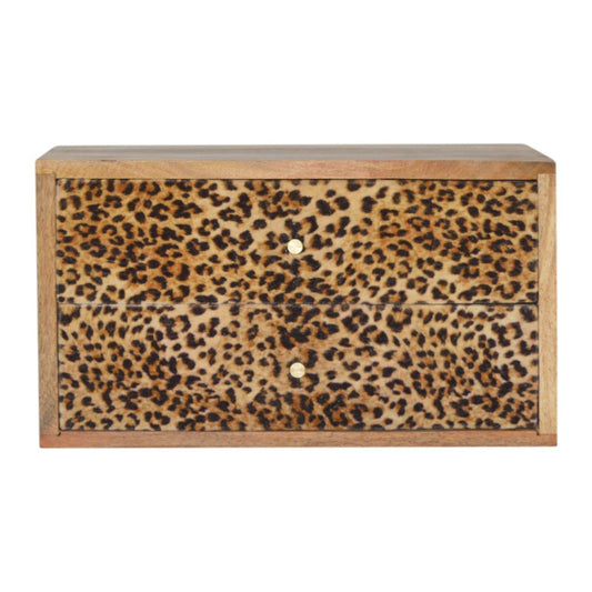 Wall Leopard Print Bedside - SILVIONIX