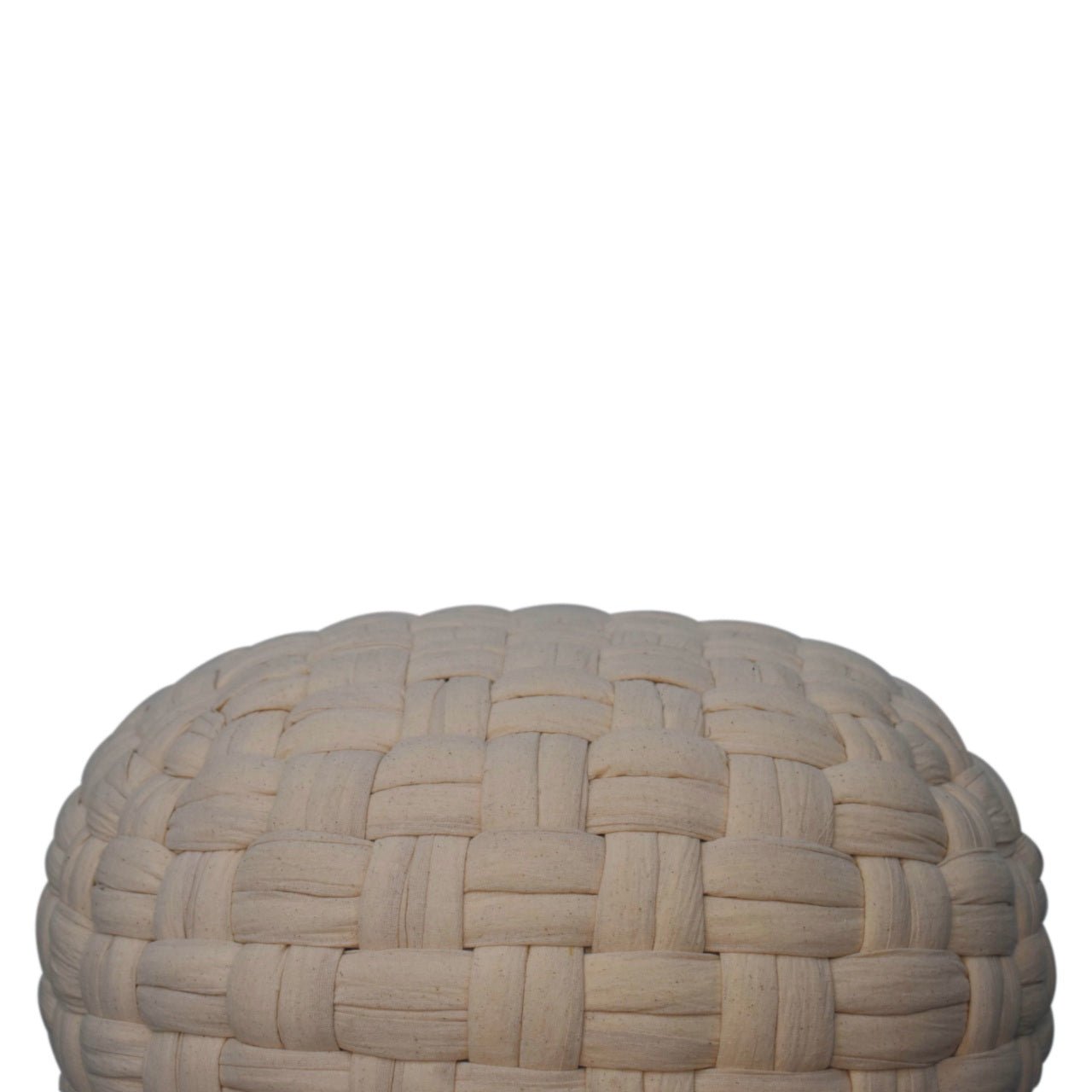 White Tube Pouffe - SILVIONIX