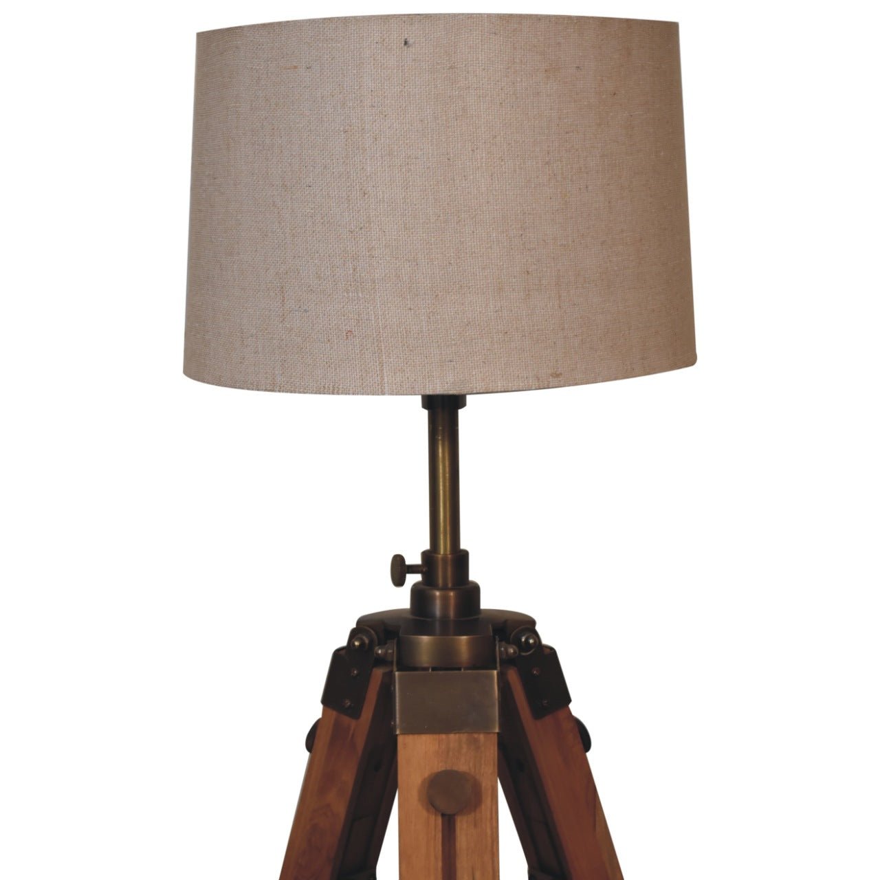 Wooden Tripod Lamp - SILVIONIX